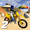 Motocross Playa Saltando 2