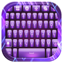 紫色のキーボードのテーマ