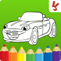 खेल कारें रंग: बच्चों का खेल