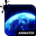 Blaue Sonne Animiert Tastatur
