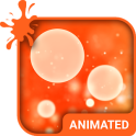 Orange Leuchtet Animierte