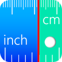 Lineal, Maßband: cm, inch
