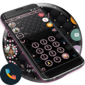 Jewel Pink Diamond Phone Dialer Theme