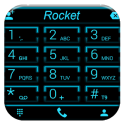 Theme x Drupe and RocketDial Neon Blue