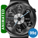 Brushed Metal HD Watch Face & Clock Widget