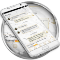 SMS Messages Marble White Theme