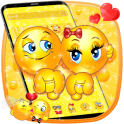 Couple Emoji Sweet Love Theme
