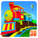 3D Train Engine Driving Game For Kids & Toddlers