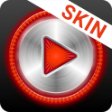 MusiX Hi-Fi Red Skin for music player