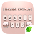 Rose Gold 2018 GO Keyboard Theme
