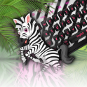 Pink Zebra Keyboard