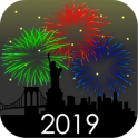 New Year 2019 Countdown Fireworks Live Wallpaper