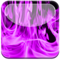Púrpura y fuego de WP