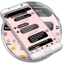 SMS Messages Bow Pink Pastel Theme