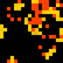Pixel Fire Live Wallpaper