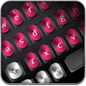 Black Pink Metal Keyboard