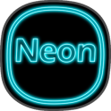 Tema Neon iconos luminosos personalización
