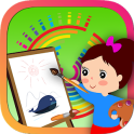 Drawing board for kids - Children coloring games