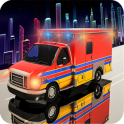Neon Flying Ambulance Rescue Driver