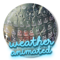 Raindrops Animated Keyboard