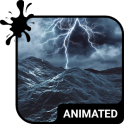 Stormy Sea Animated Keyboard + Live Wallpaper