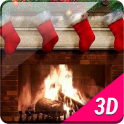 Christmas Fireplace HD LWP