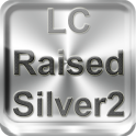 LC Raised Silver 2 Theme for Nova/Apex Launcher