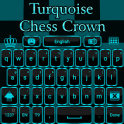 Turquoise Crown Keyboard theme