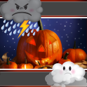 Halloween Clock And Weather