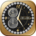Gold Diamond Clock