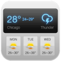 Digital clock &weather widget ⚡