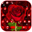 Beautiful Shiny Red Roses Keyboard