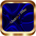 Abstract Blue Go Launcher theme