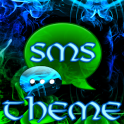 GO SMS Pro Theme fumaça verde