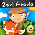 Animal Second Grade Math Games for Kids Free App