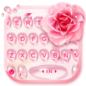 Rose Waterdrop Keyboard Theme