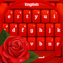 जाओ कीबोर्ड लाल गुलाब
