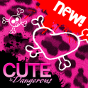 Cute Pink Cheetah Theme Go SMS