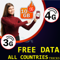 Daily Free Internet Data Tricks up-to 10 GB Data