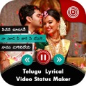 Telugu Lyrical Video Status Maker with Music