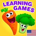 Funny Food educational games for kids toddlers
