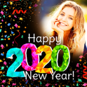Happy New Year Photo Frame 2020 photo editor