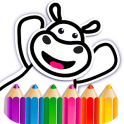 Toddler coloring apps for kids! Drawing games!