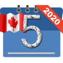 Calendar 2020 with Holidays Canada