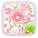 GO SMS Pro Love Petal Theme EX