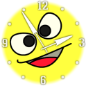 Analog Clock Smiles 2