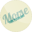 Morse code flashlight