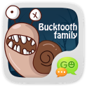GO SMS Pro BuckTooth Sticker