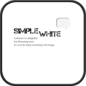 SIMPLE WHITE go launcher theme