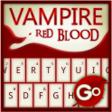 GO Keyboard Vampire Red Blood
